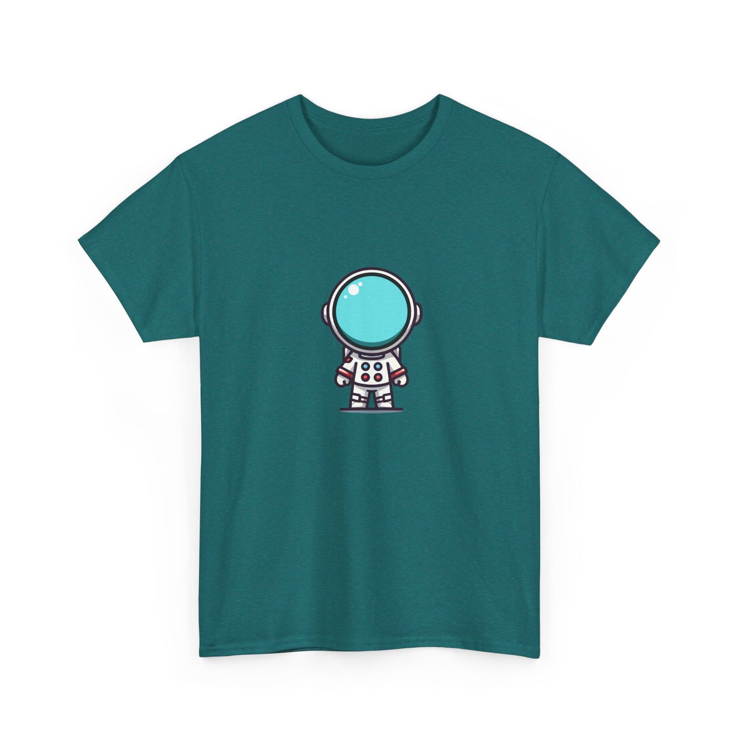 Unisex Heavy Cotton Tee – Astronaut Design