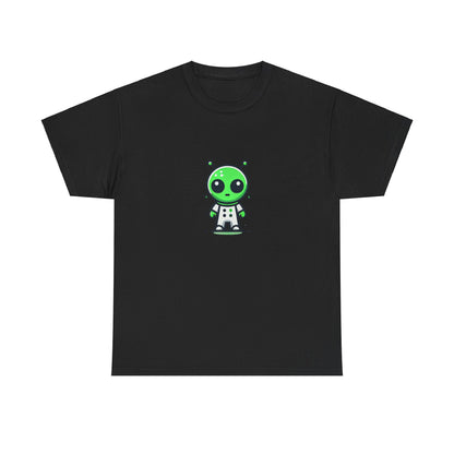 Unisex Heavy Cotton Tee – Alien Design