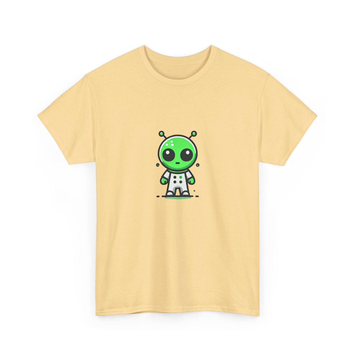 Unisex Heavy Cotton Tee – Alien Design