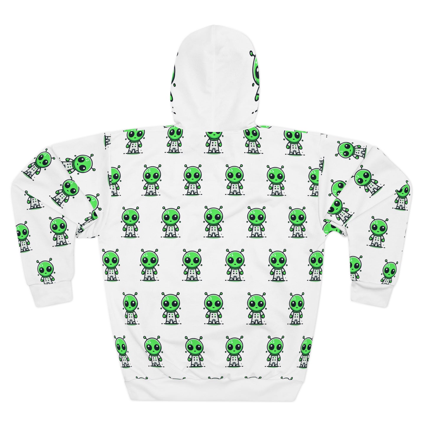 Unisex Alien All-Over Print Pullover Hoodie