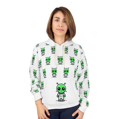 Unisex Alien All-Over Print Pullover Hoodie