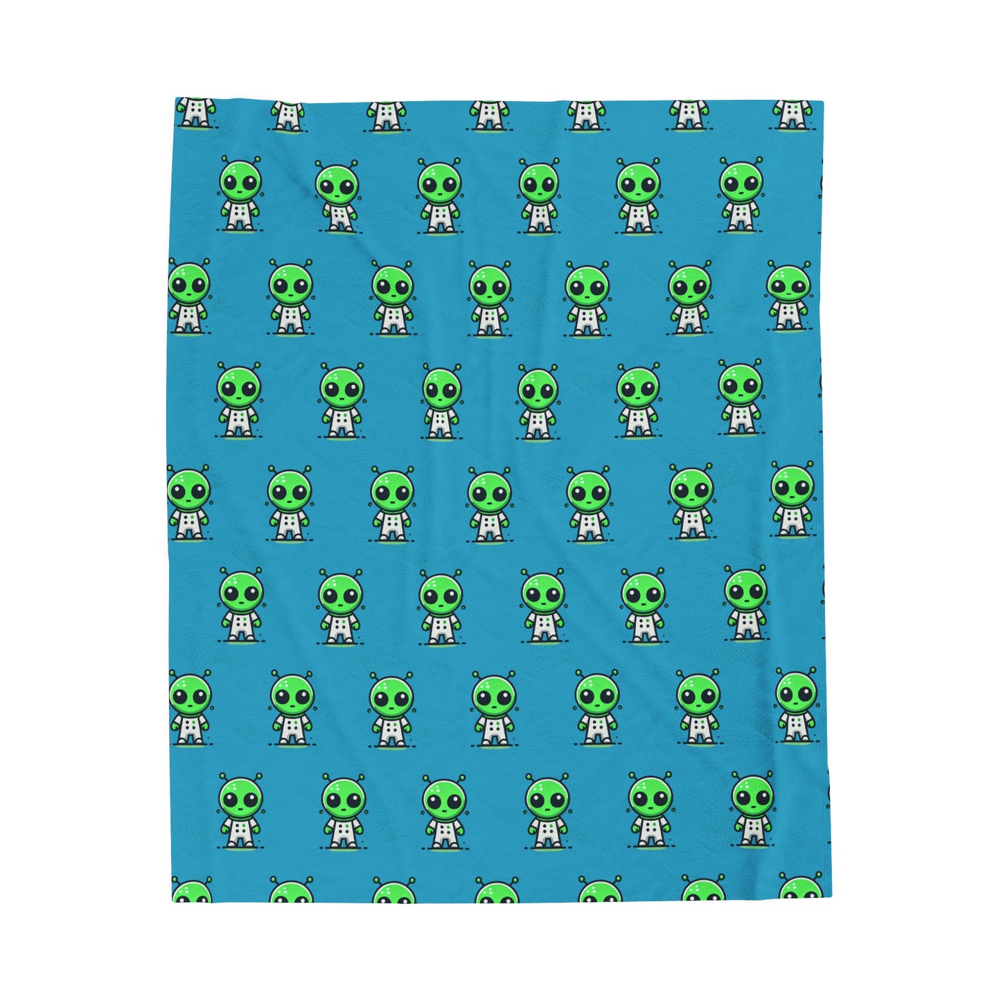 Loonar Alien Velveteen Plush Blanket