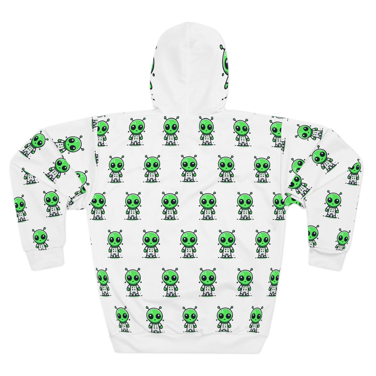 Unisex Alien All-Over Print Pullover Hoodie