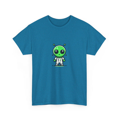 Unisex Heavy Cotton Tee – Alien Design