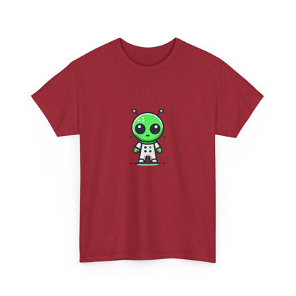 Unisex Heavy Cotton Tee – Alien Design