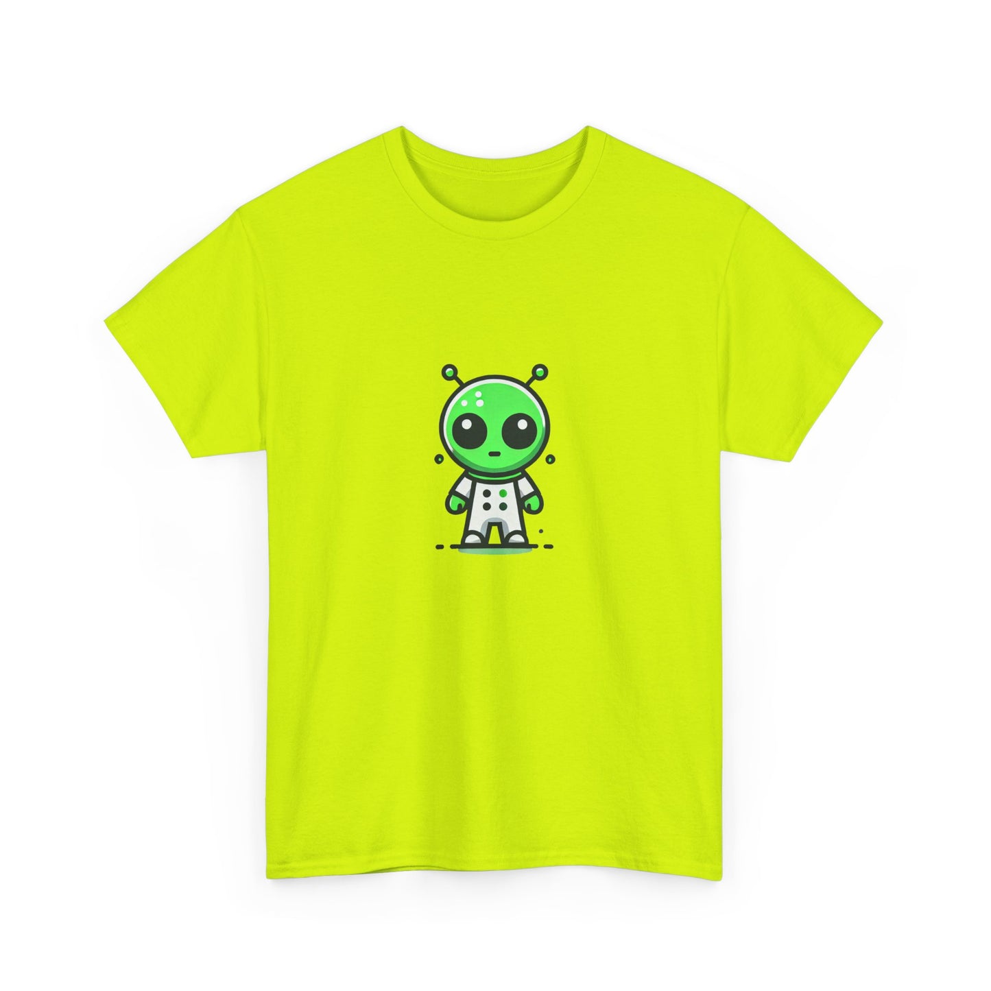 Unisex Heavy Cotton Tee – Alien Design