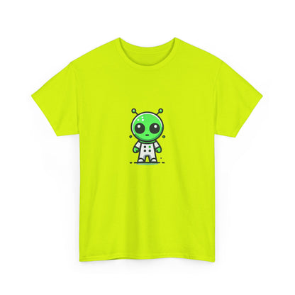 Unisex Heavy Cotton Tee – Alien Design