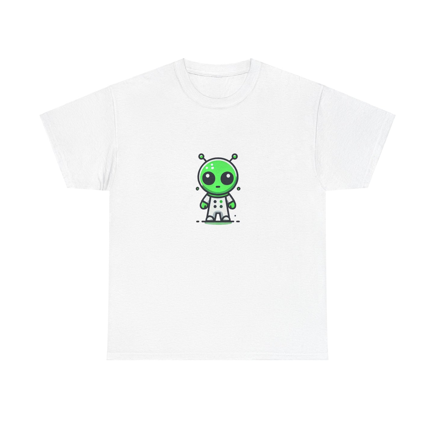 Unisex Heavy Cotton Tee – Alien Design