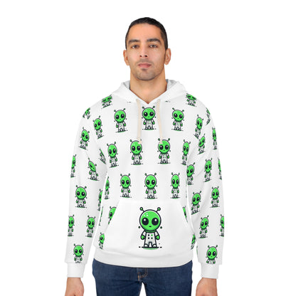 Unisex Alien All-Over Print Pullover Hoodie