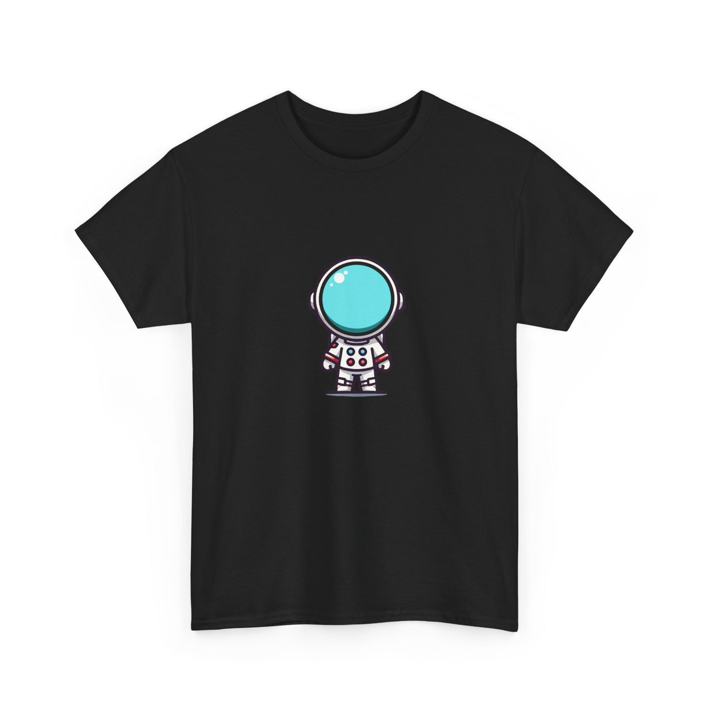 Unisex Heavy Cotton Tee – Astronaut Design