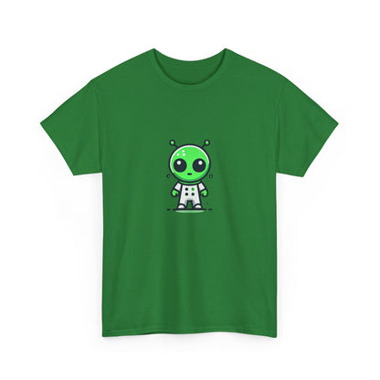 Unisex Heavy Cotton Tee – Alien Design