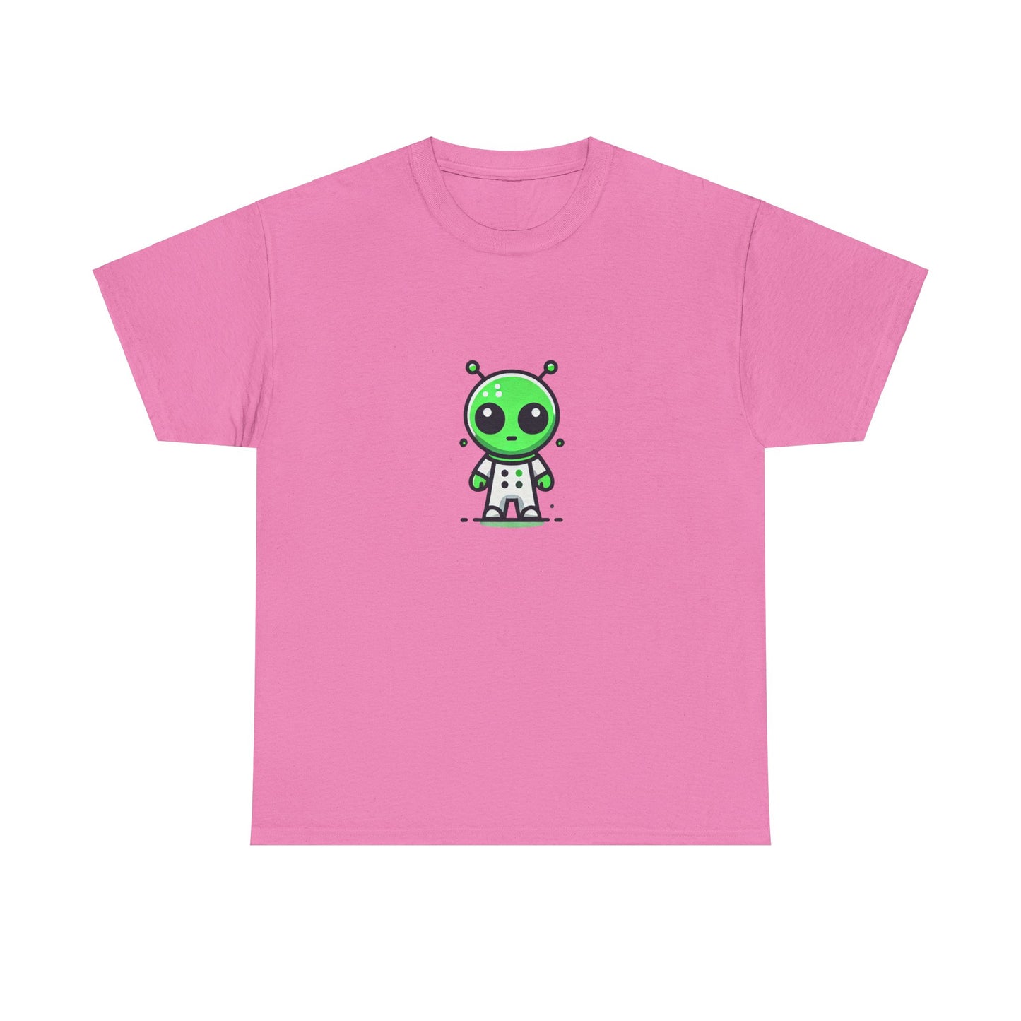 Unisex Heavy Cotton Tee – Alien Design