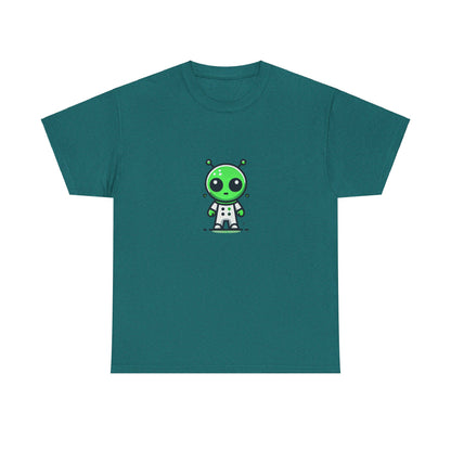 Unisex Heavy Cotton Tee – Alien Design