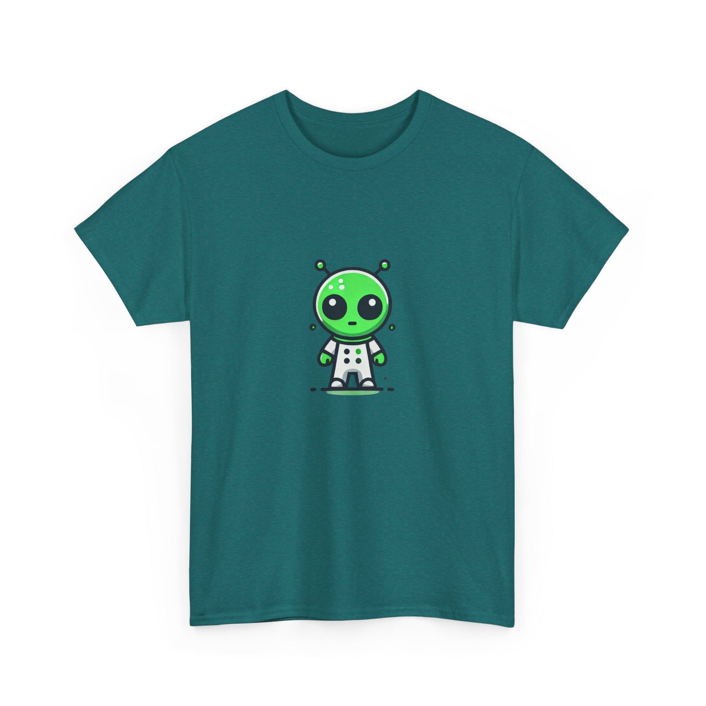 Unisex Heavy Cotton Tee – Alien Design