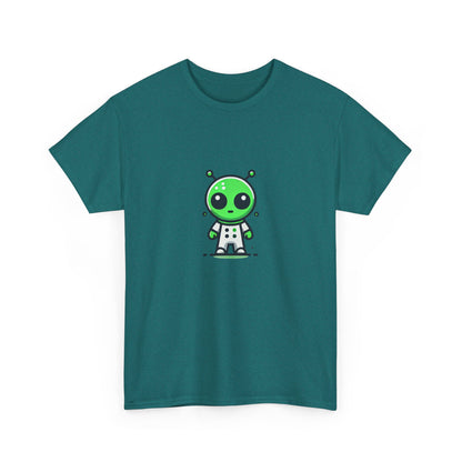 Unisex Heavy Cotton Tee – Alien Design