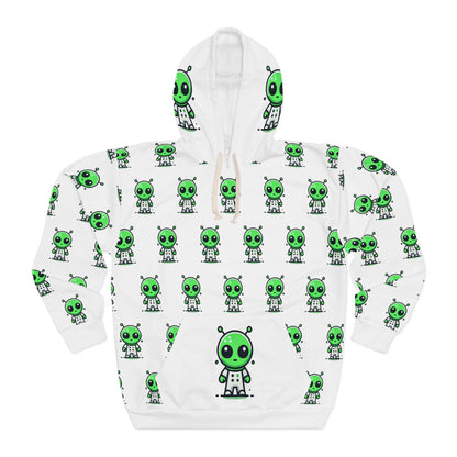 Unisex Alien All-Over Print Pullover Hoodie