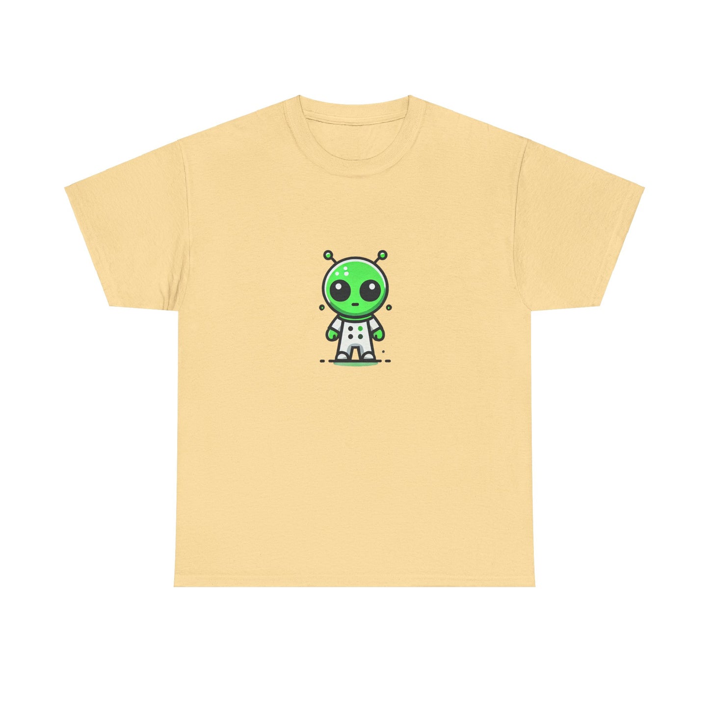 Unisex Heavy Cotton Tee – Alien Design