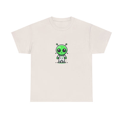 Unisex Heavy Cotton Tee – Alien Design