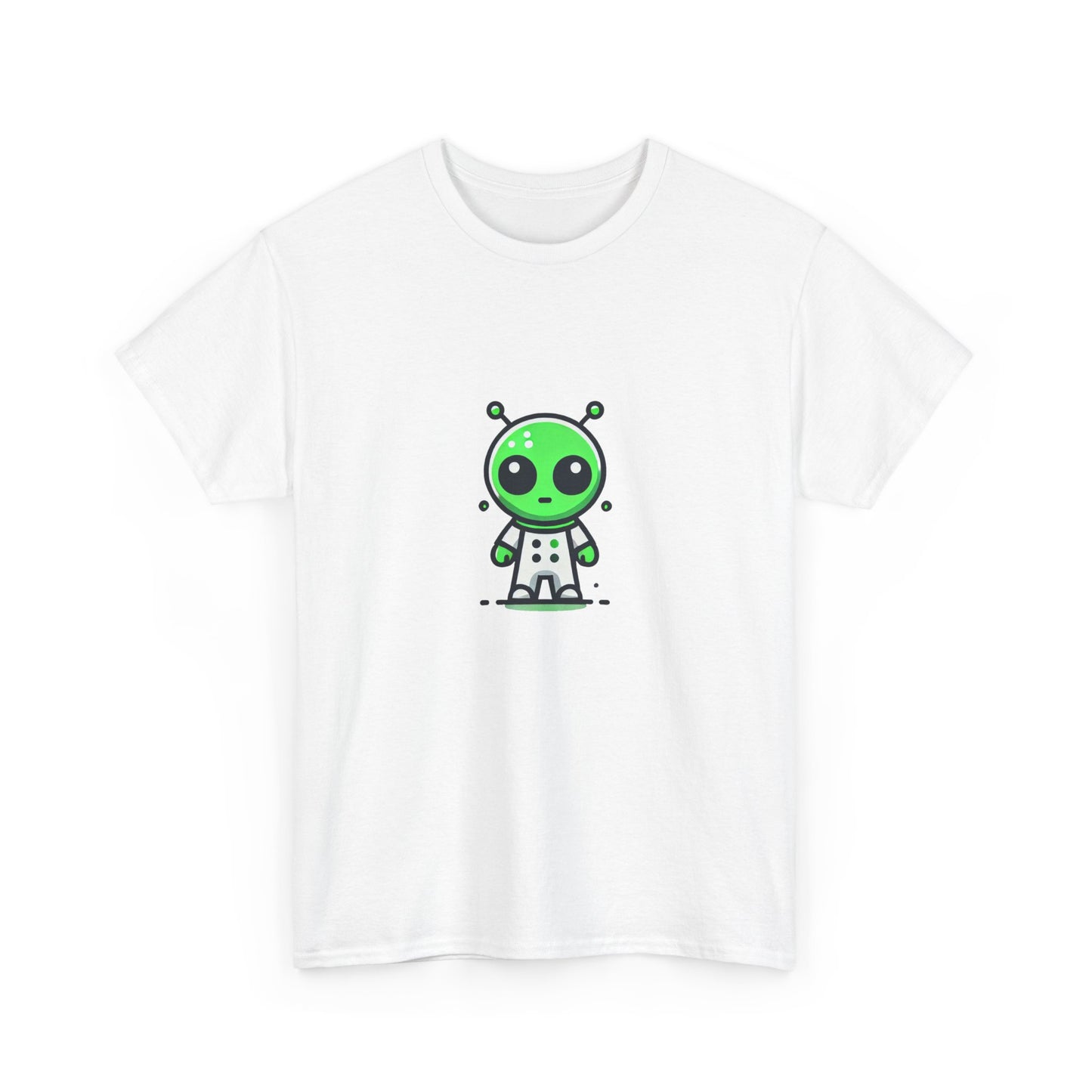 Unisex Heavy Cotton Tee – Alien Design