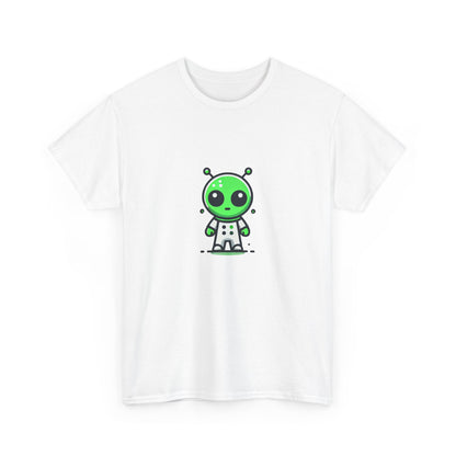 Unisex Heavy Cotton Tee – Alien Design