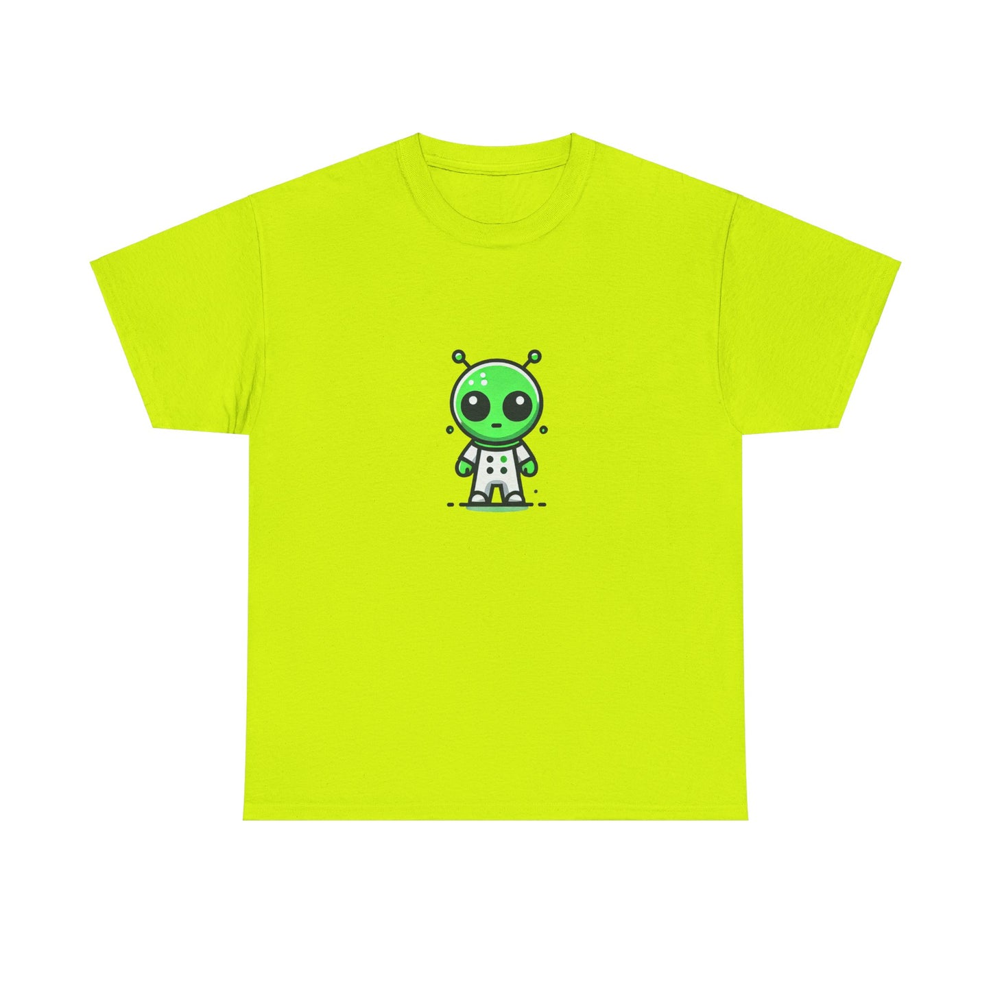 Unisex Heavy Cotton Tee – Alien Design