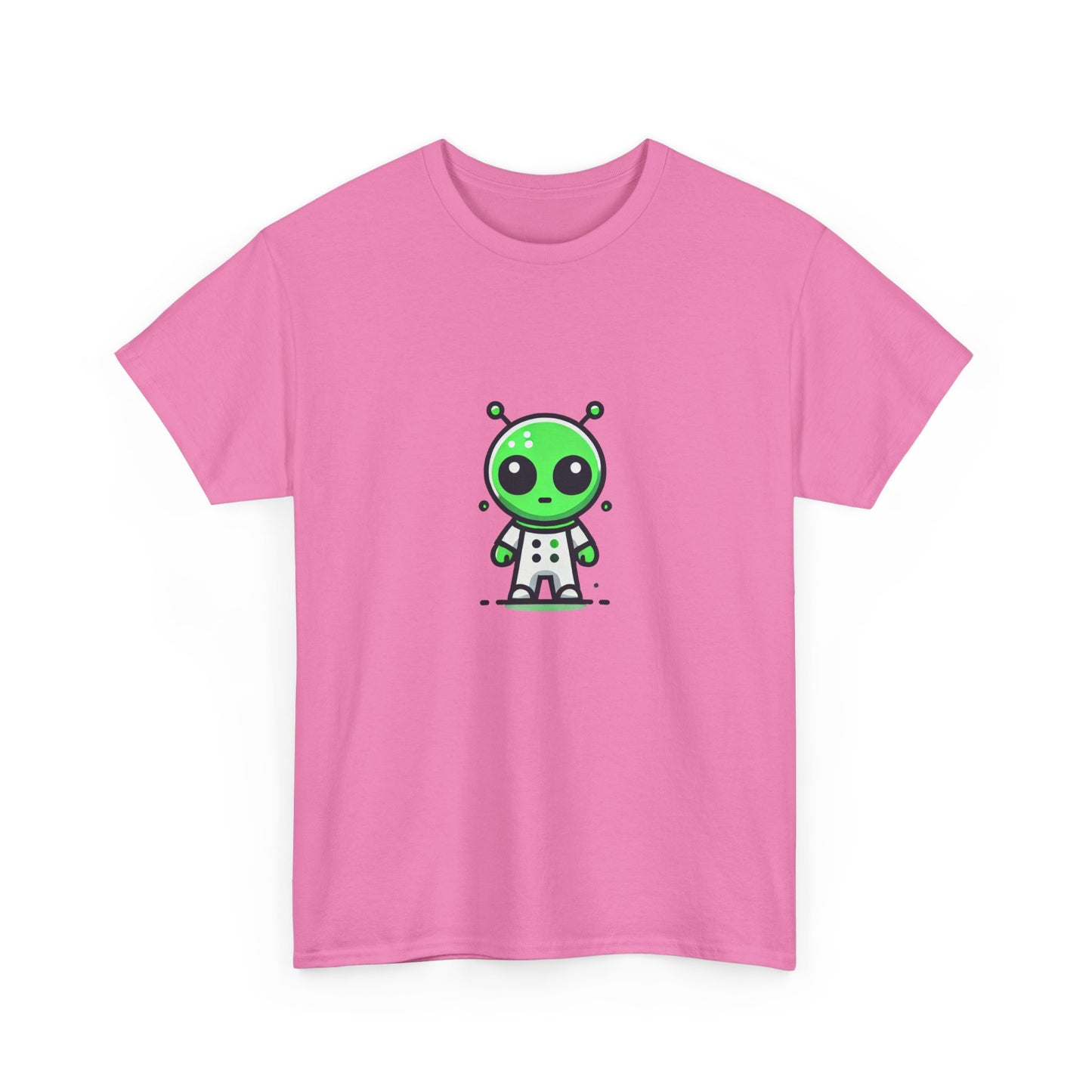 Unisex Heavy Cotton Tee – Alien Design