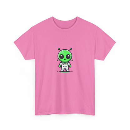 Unisex Heavy Cotton Tee – Alien Design