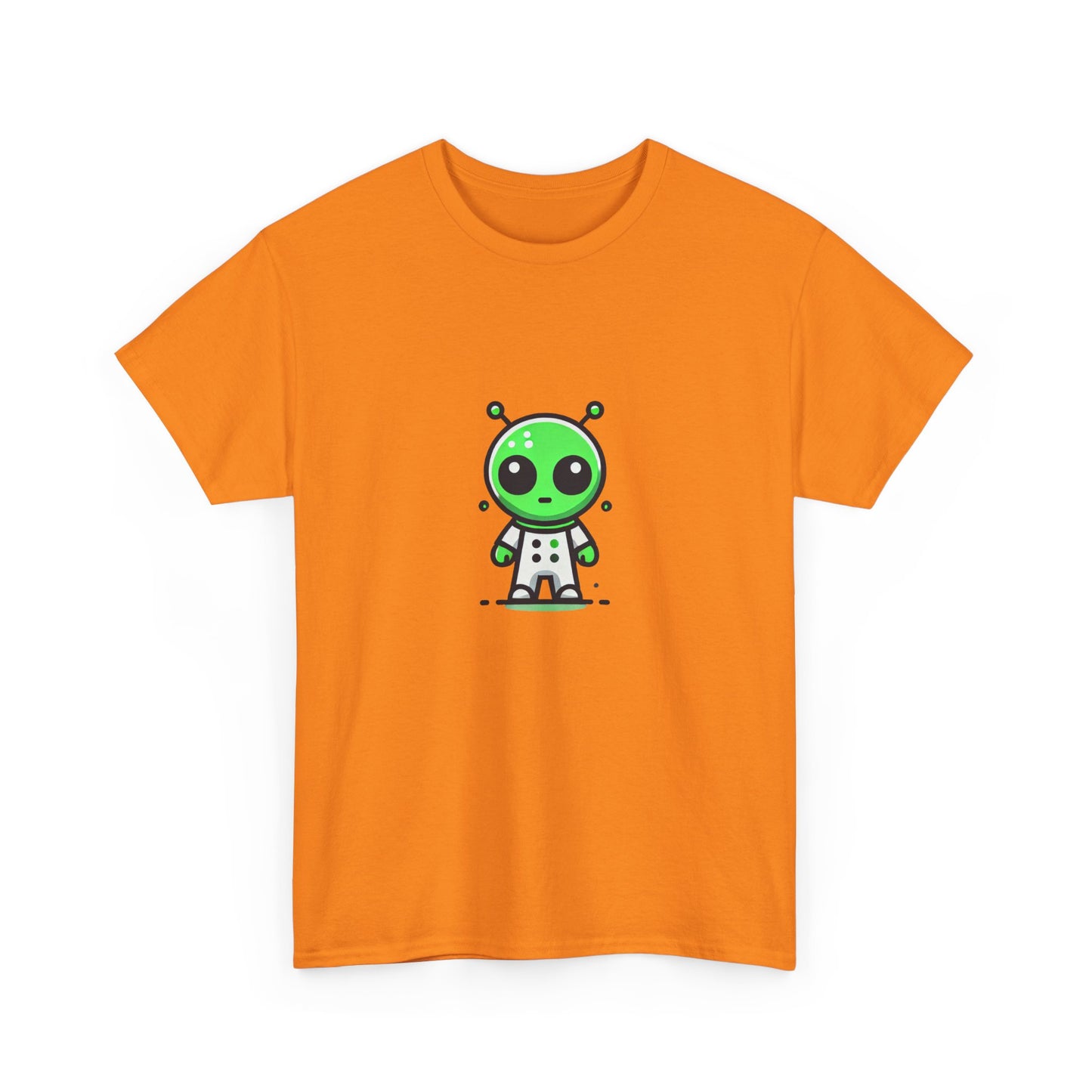 Unisex Heavy Cotton Tee – Alien Design