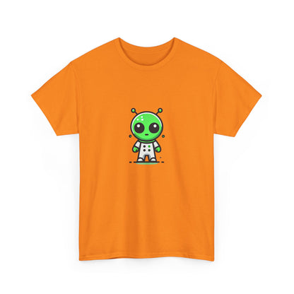 Unisex Heavy Cotton Tee – Alien Design