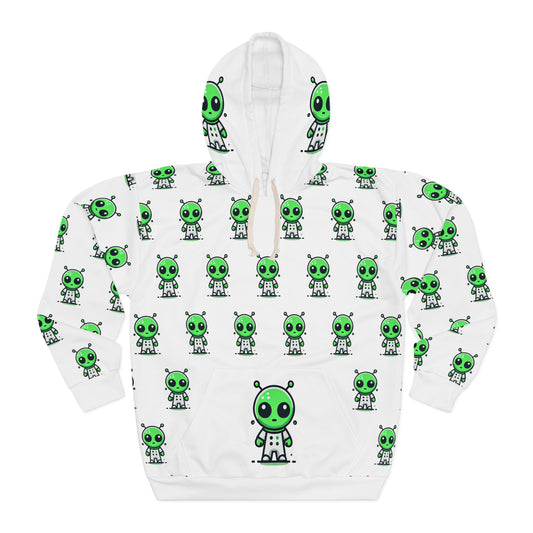 Unisex Alien All-Over Print Pullover Hoodie